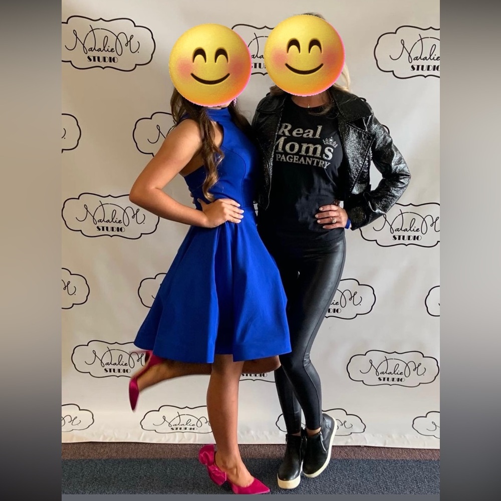 Ieena for Macduggal cocktail dress